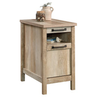 Cannery Bridge Side Table with Drawer and Open She