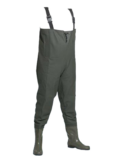 Chest High Waders With Rubber Boots Taille 40