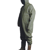 Waterproof Overalls With PVC Boots (Salopette imperméable avec bottes en PVC)