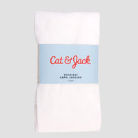Girls' Seamless Leggings - Cat & Jack White