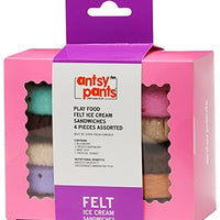 Antsy Pants Play Food Felt - Sandwichs à la crème glacée 4pc