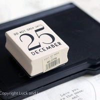 Stamp & Ink Pad December 25th - Bullseye's Playgro