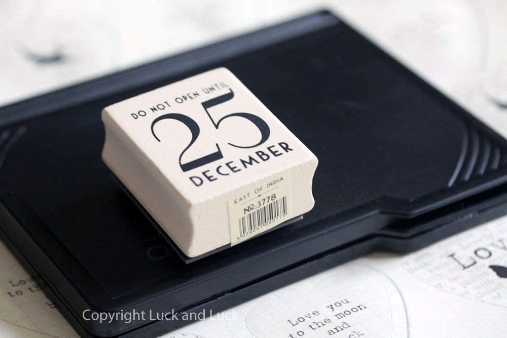 Stamp & Ink Pad December 25th - Bullseye's Playgro