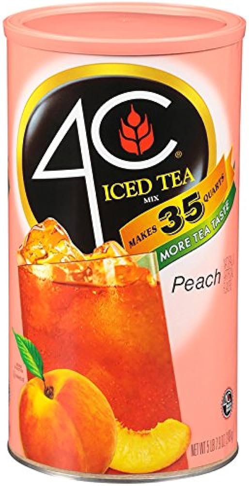 4C 35 QT Peach Iced Tea Mix (82.6 oz.)