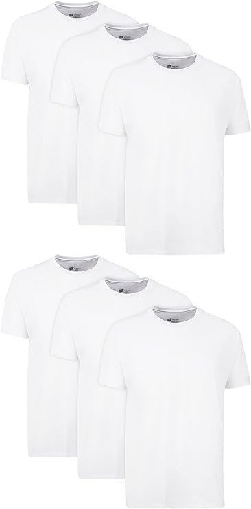 Hanes Best 6-Pack Crew T-Shirt XL 46-48