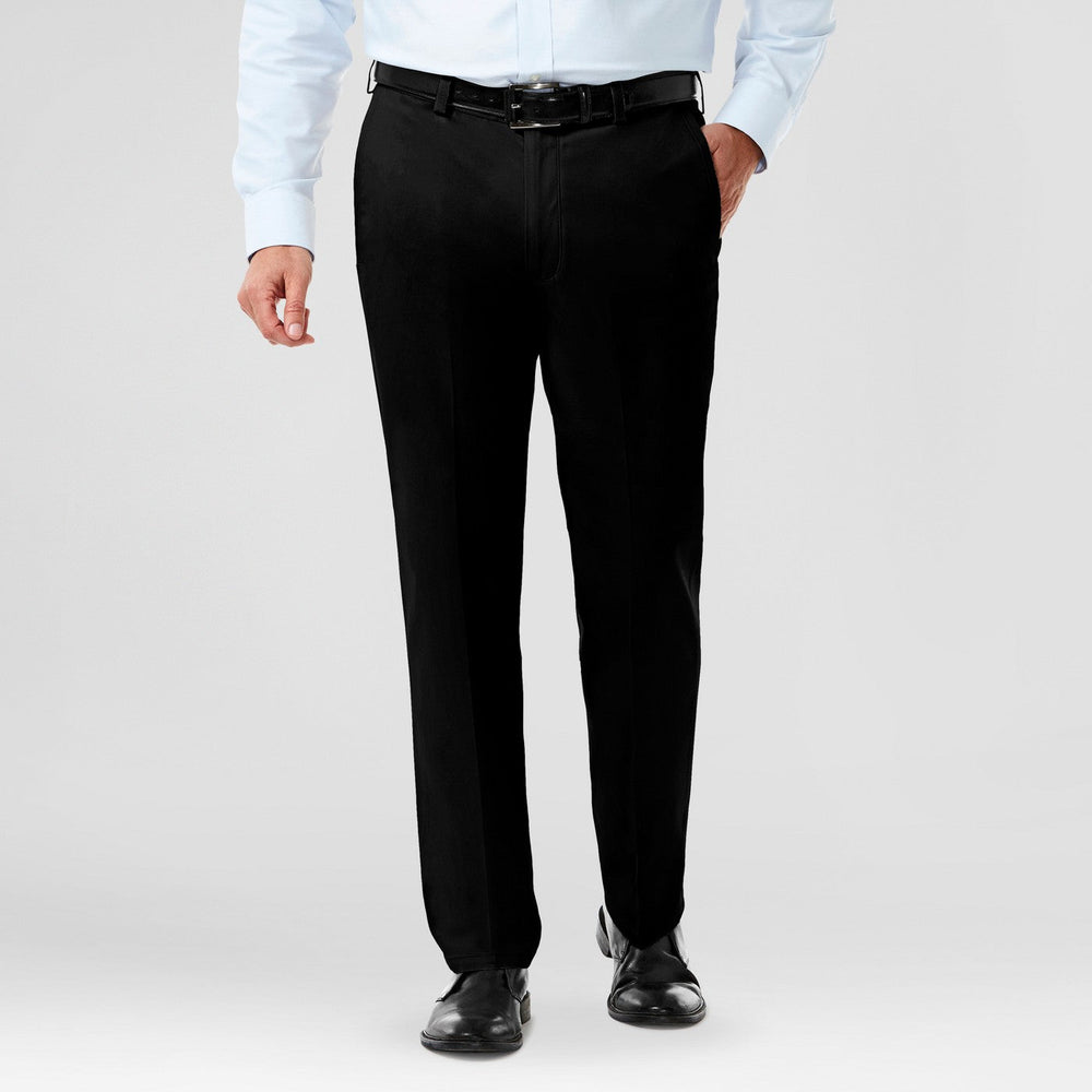 Haggar H26 - Men's Classic Fit No Iron Stretch Kha