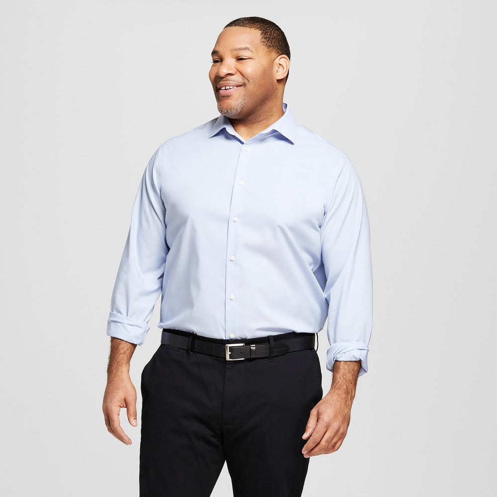 Men's Big & Tall Standard Fit Button-Down Dress Sh
