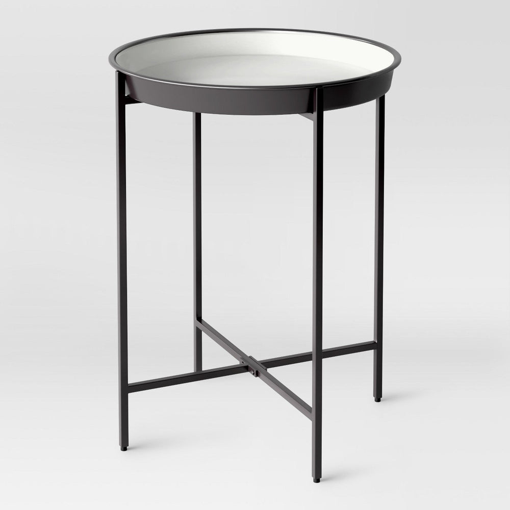 Pradet Tray Accent Table Black/White - Project 62&