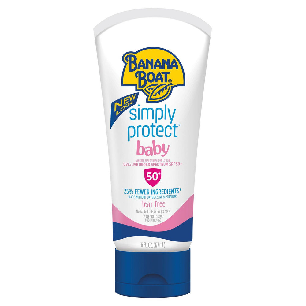 Banana Boat Simply Protect Baby Sunscreen Lotion - SPF 50 - 6oz