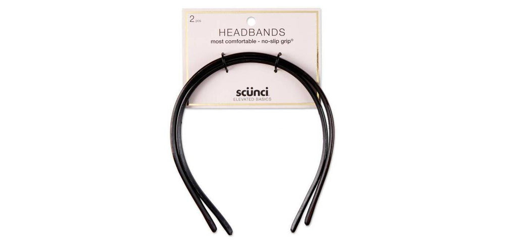 Conair Scunci No Slip Most Comfortable Headband - 2pc