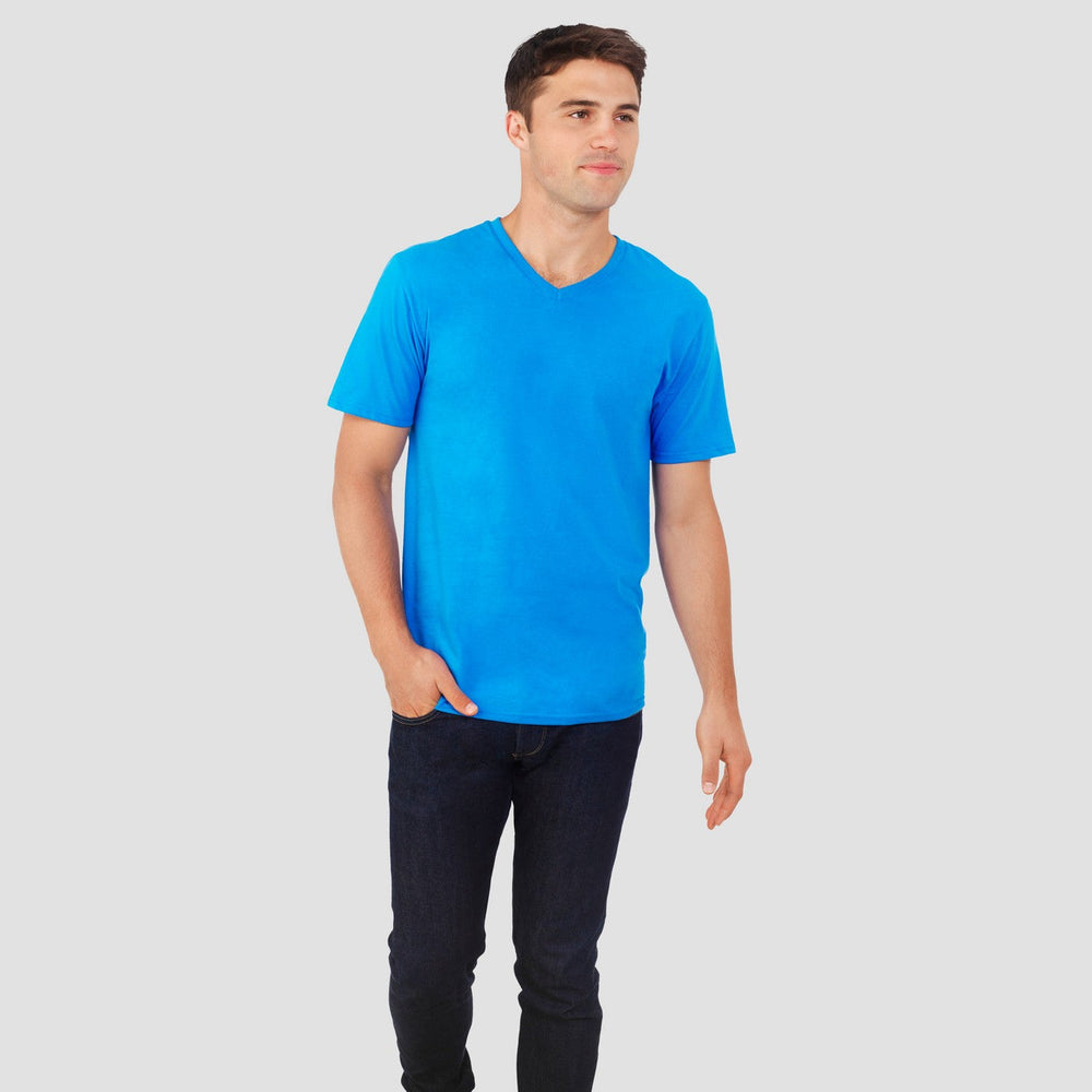Fruit of the Loom Select Men's Short Sleeve V-Neck