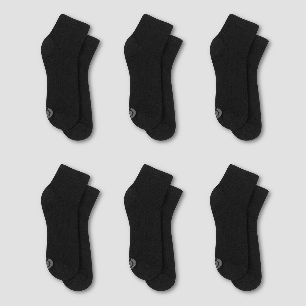 Men's Athletic Socks 1pk - C9 Champion Black