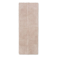 60"x22" Tufted Spa Bath Runner Beige - Fieldcrest&