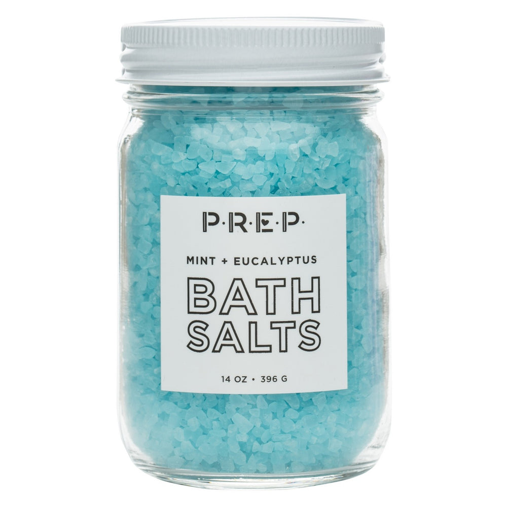 PREP Your Skin Peppermint and Eucalyptus Bath Salts - 14oz
