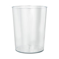 Solid Bathroom Wastebasket Clear - Room Essentials