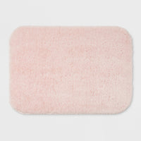 24"x17" Solid Bath Rug Light Pink - Room Essential