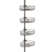 Tension Pole Metal Shower Caddy Satin Nickel - Zen