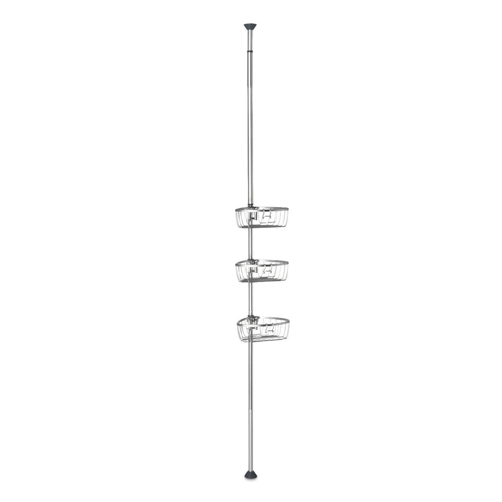 Pole Shower Caddy Satin Chrome - Zenna Home