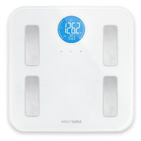 Wifi Plastic/Glass Personal Scale White - Weight Gurus