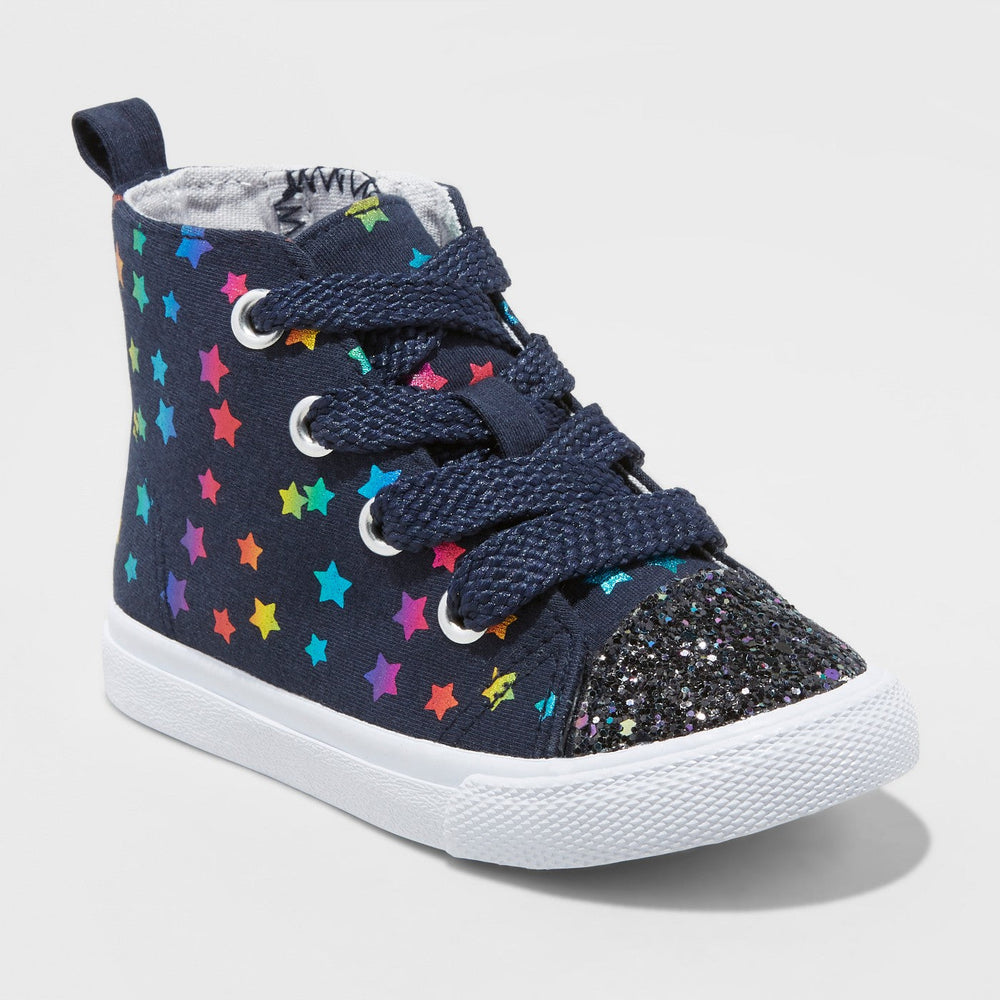 Toddler Girls' Dulce High top Sneakers with Glitte