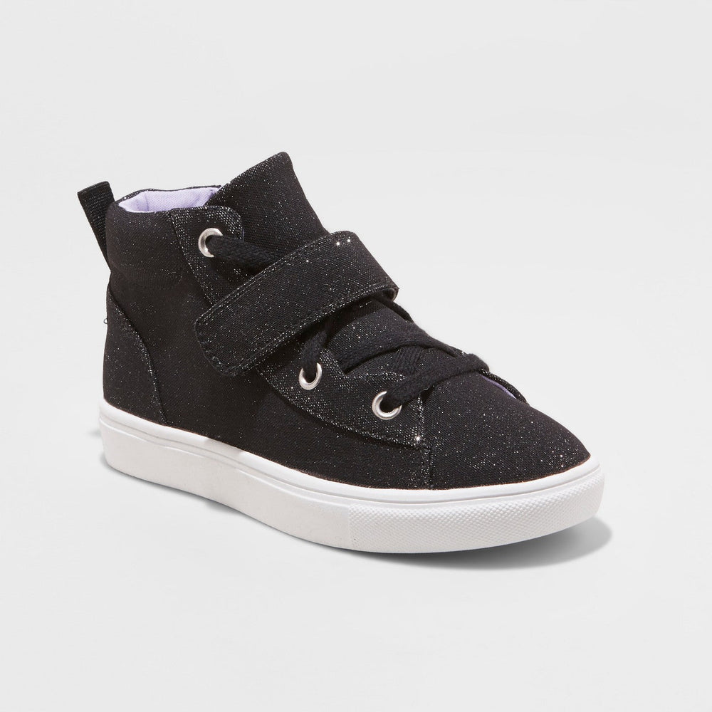 Girls' Regan High Top Glitter Sneakers - Cat & Jac