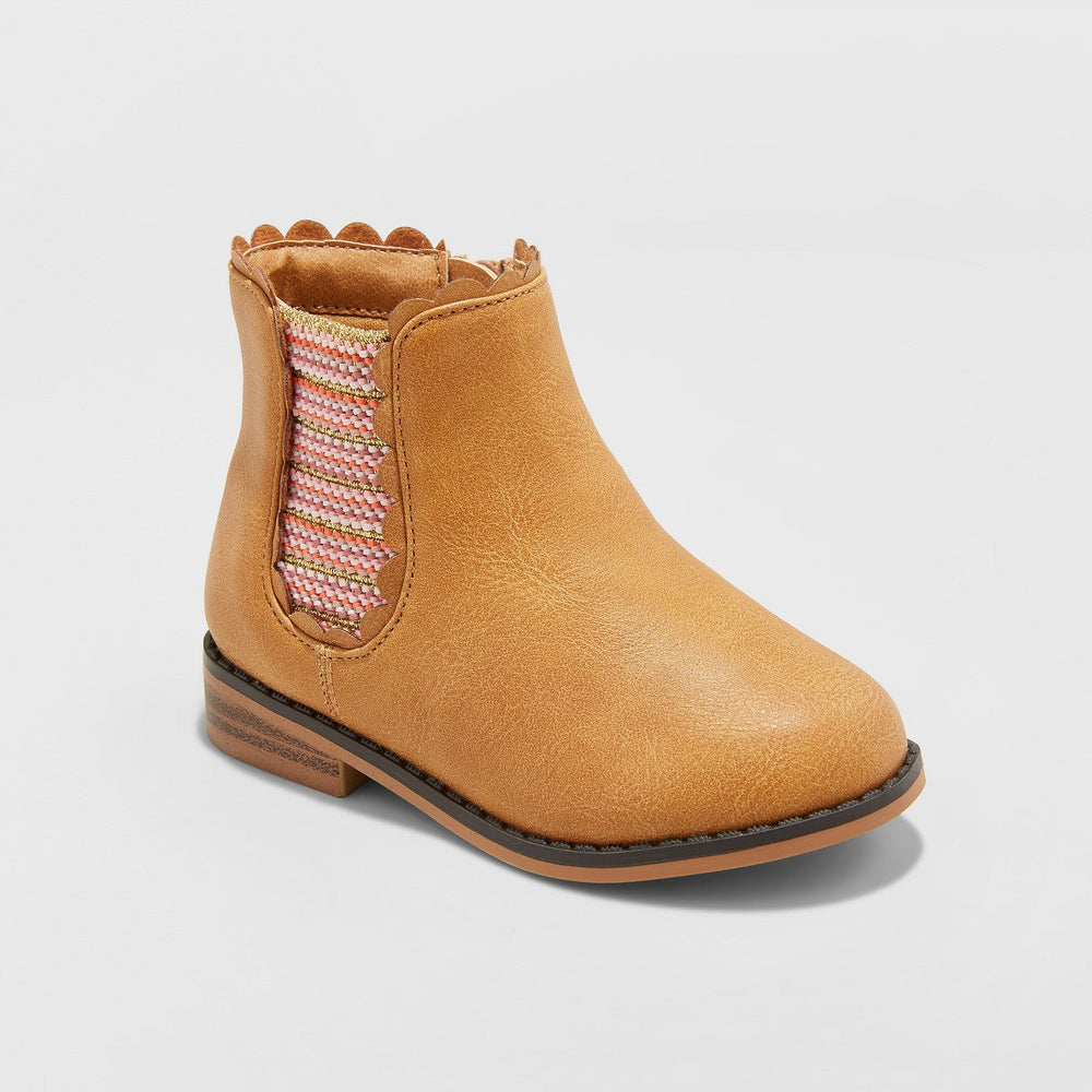 Toddler Girls' Ashley Elastic Gore Ankle Boot with