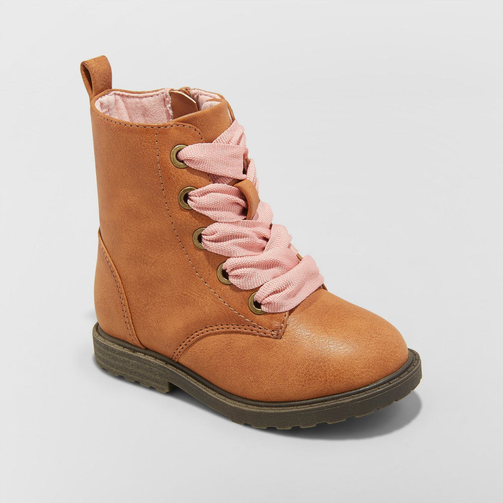 Toddler Girls' Cherish Lace up Boots - Cat & Jack&