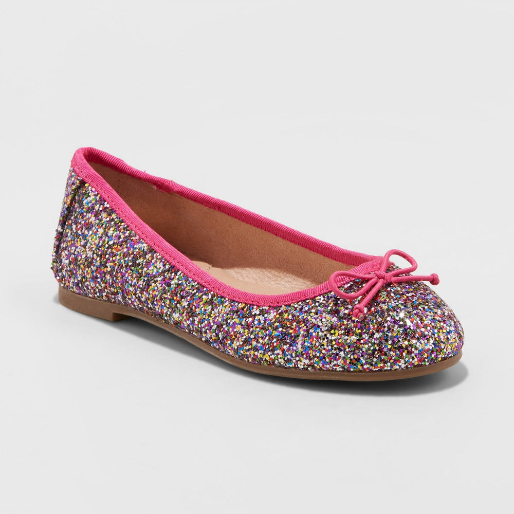 Girls' Lesley Glitter Ballet Flat - Cat & Jack15