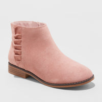 Girls' Euna Ankle Boots - Cat & Jack Pink 5