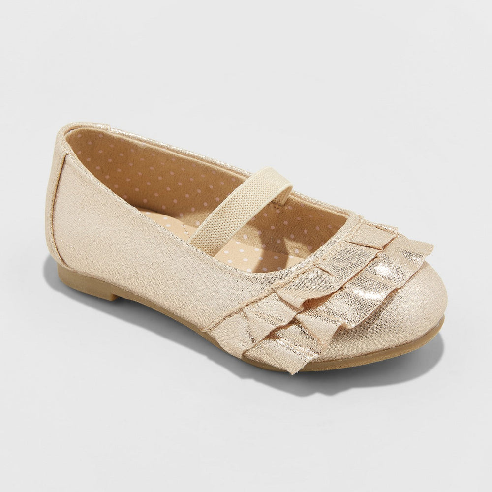 Toddler Girls' Mabelle Metallic Ballet Flats - Cat