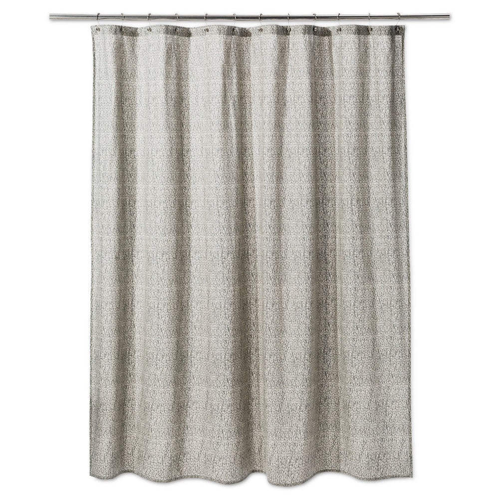 Dot Textured Shower Curtain Radiant Gray - Thresho