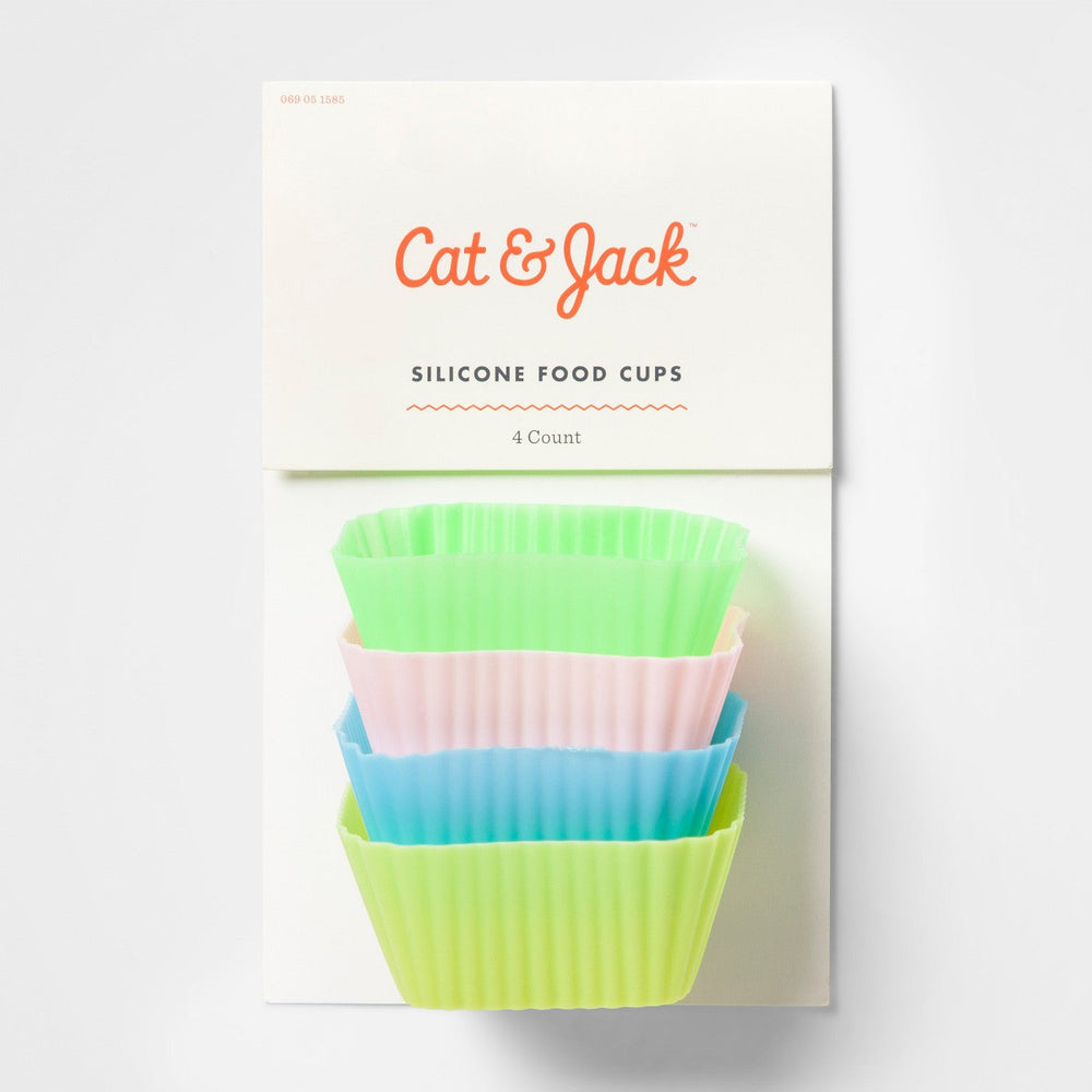 Silicon Food Cup - Circle/Square - Cat & Jack