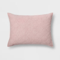 Standard Chenille Sham Mauve - Threshold
