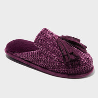 Women's Beverly Chenille Mule Deluxe by Dearfoams
