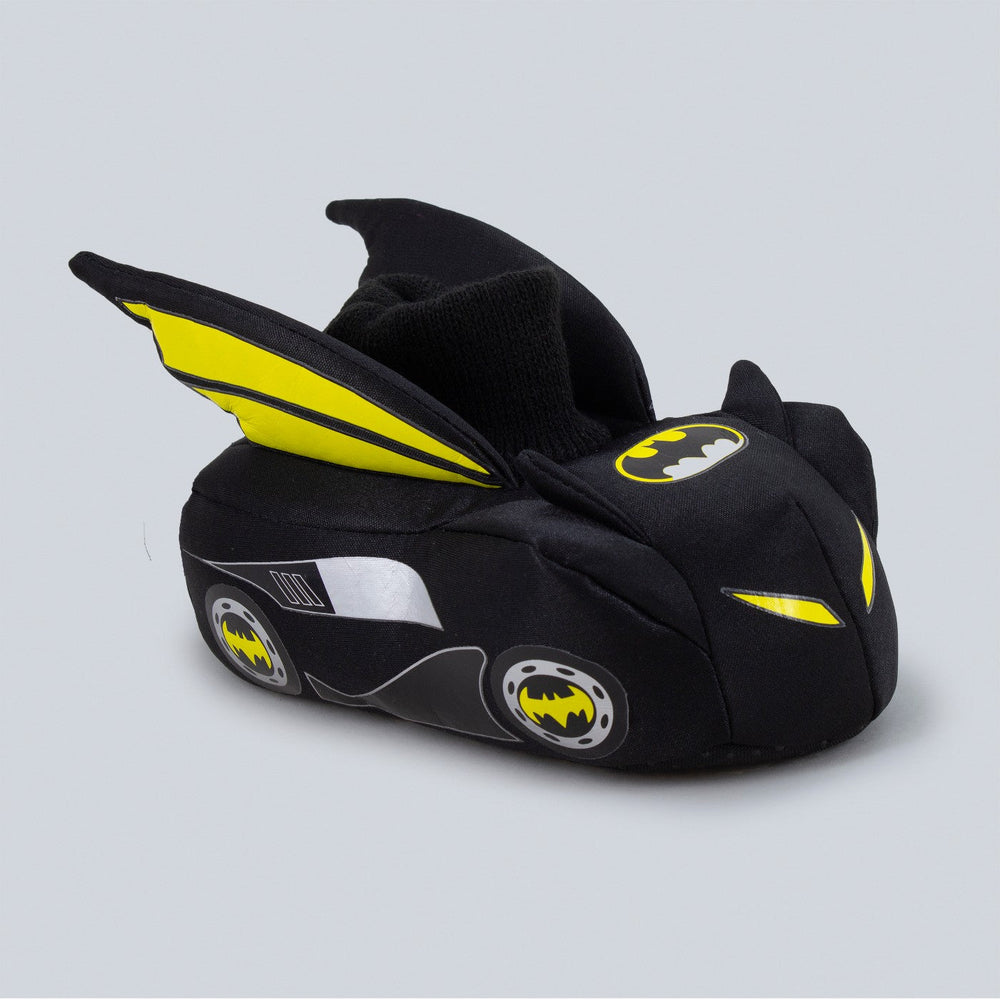 Toddler Boys' Batman Bootie Slipper - Black M(7/8)