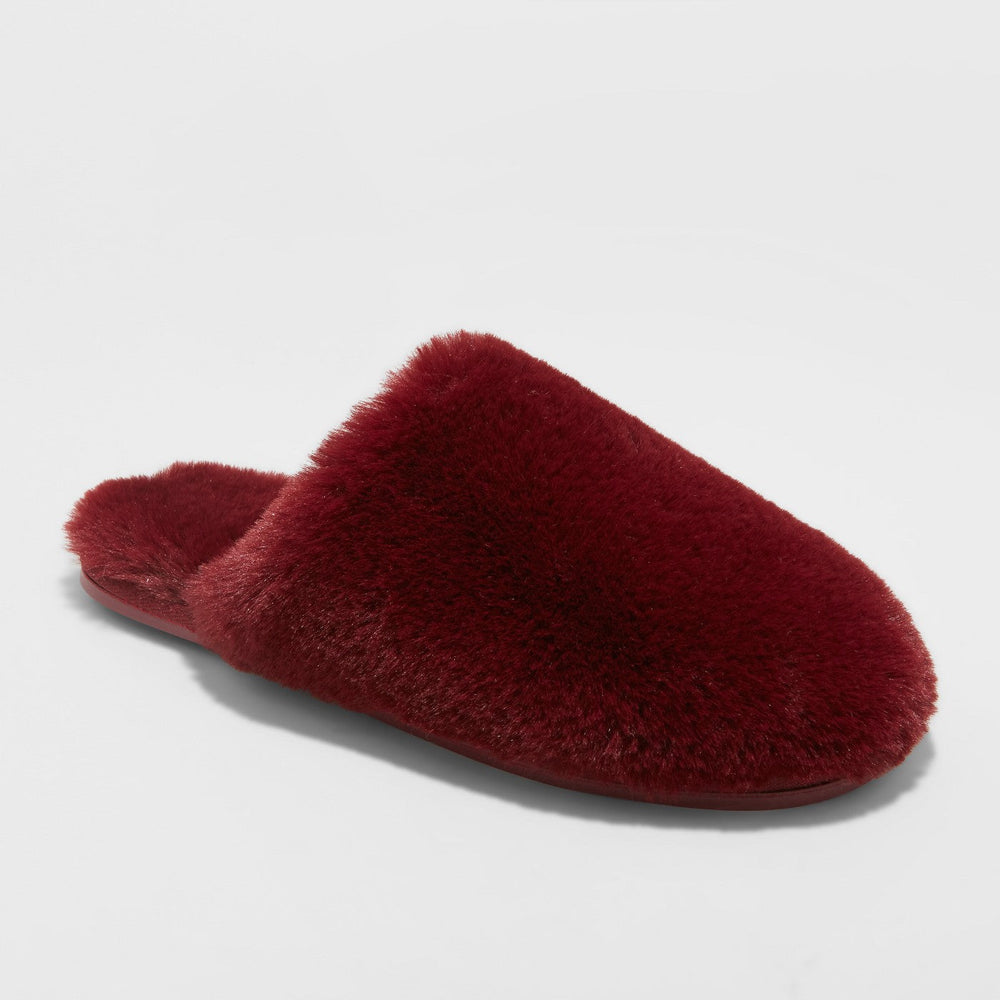 Women's Khloe Faux Fur Scuff - Xhilaration N