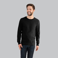 Fruit of the Loom Men's Long Sleeve T-Shirt - Black Size: L