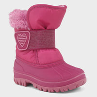 Toddler Girls' Charissa Glitter Faux Fur Winter Bo