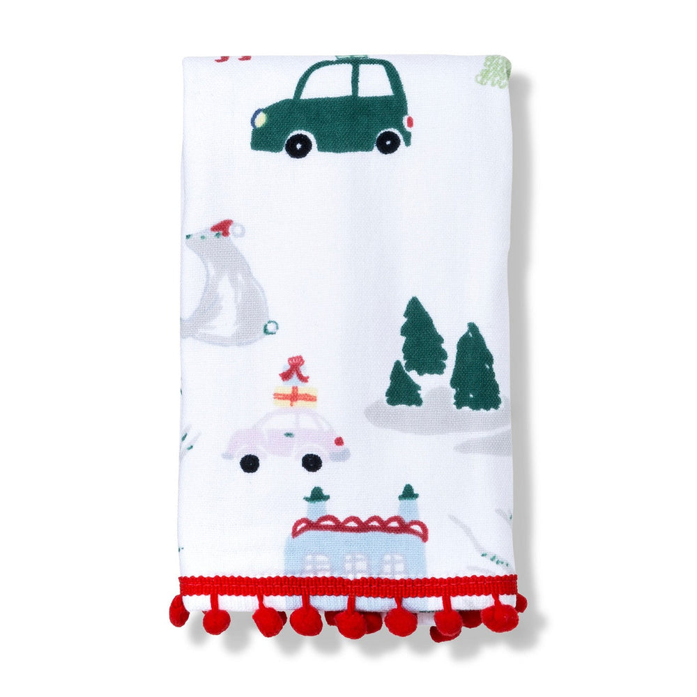 Winter Scene Hand Towel Fresh White - Opalhouse1