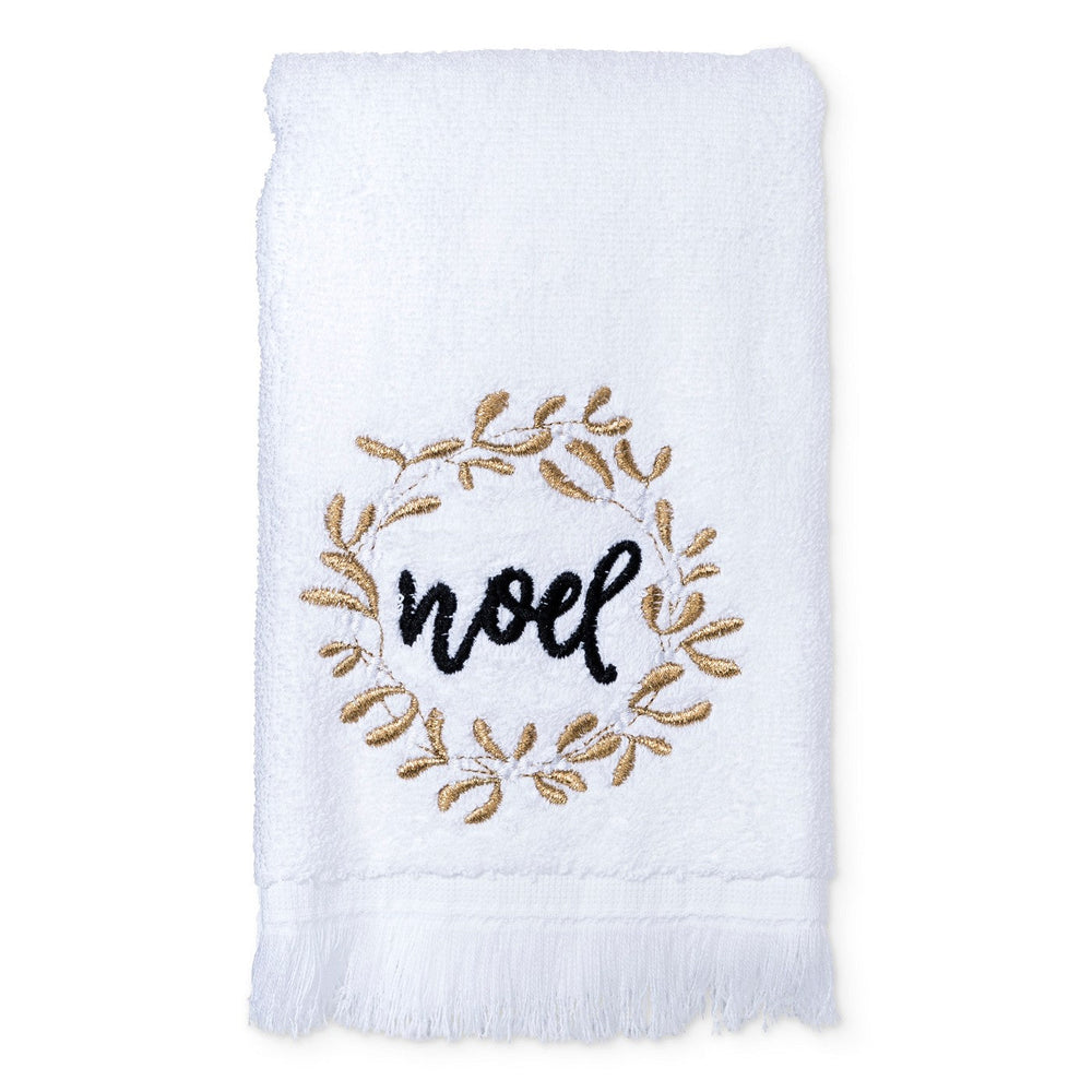Holiday Noel Hand Towel Fresh White - Opalhouse1