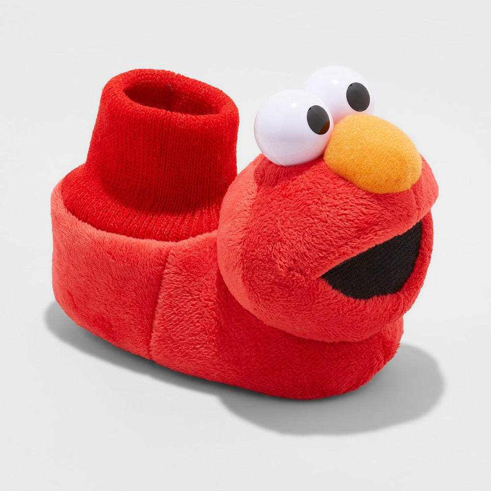 Toddler Boys' Elmo Bootie Slippers Red XL(9/10)