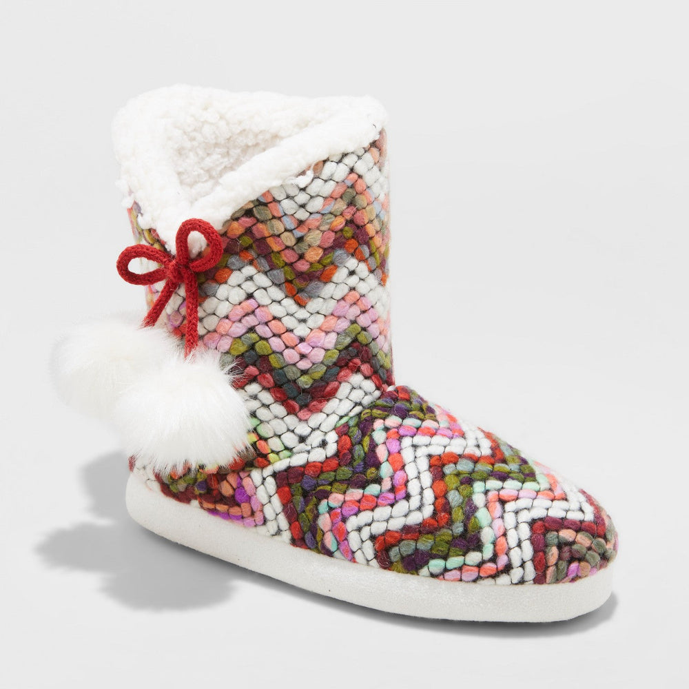 Girls' Bootie Slippers - Cat & Jack L(4-5)