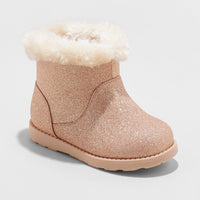 Toddler Girls' Oriole Metallic Fleece Ankle Fashio