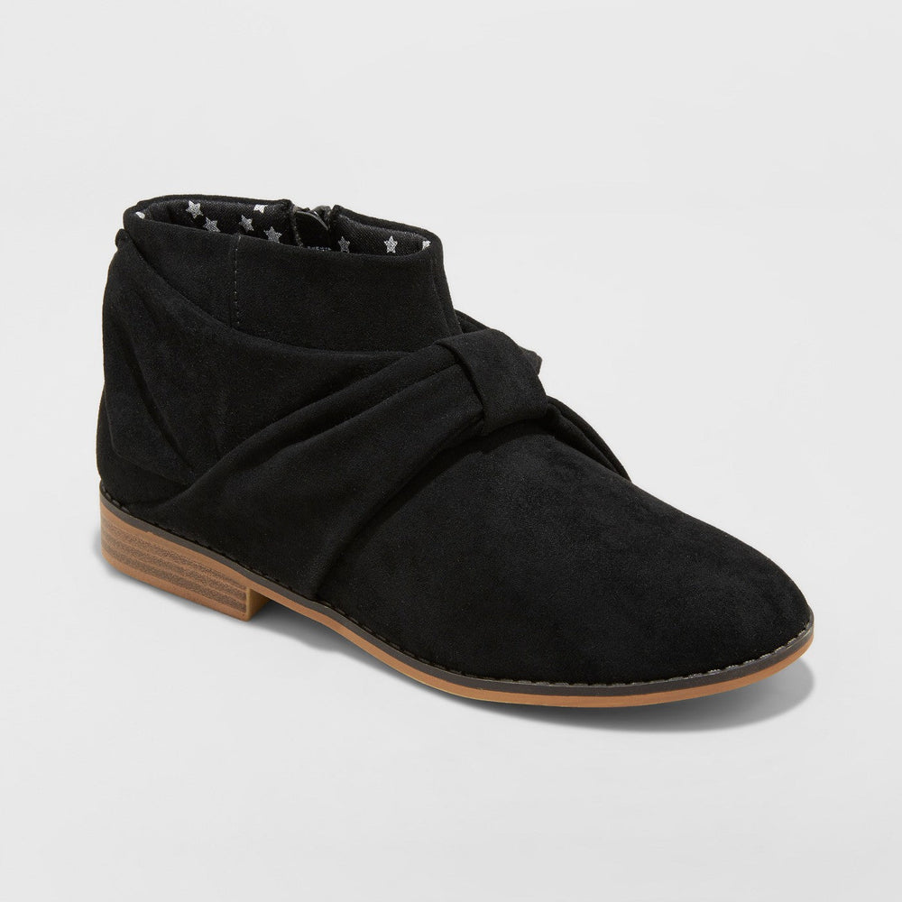Girls' Mahala Microsuede Bow Ankle Fashion Boots -