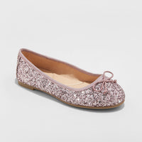 Girls' Lesley Glitter Ballet Flats - Cat & Jack1