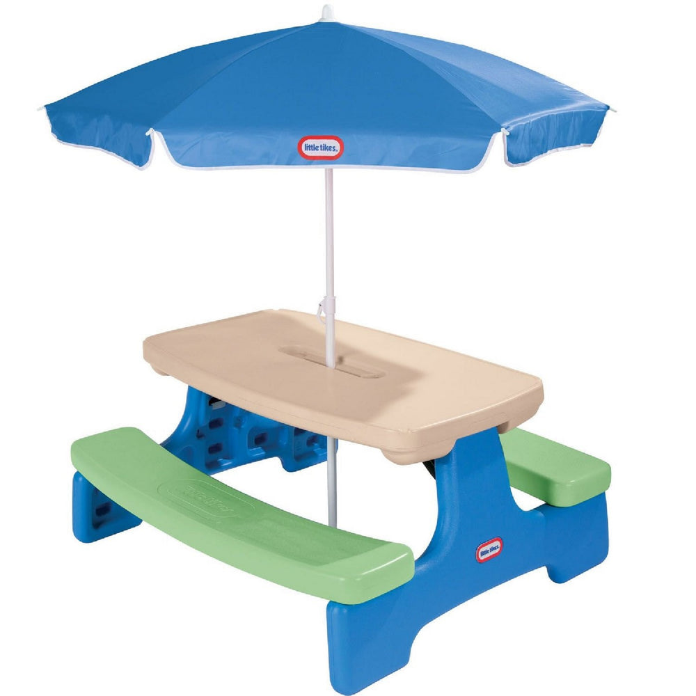 Little Tikes Easy Store Jr. Play Table with Umbrella