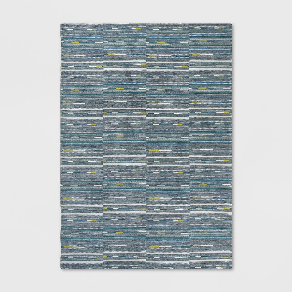5' x 7' Yew Stripe Outdoor Rug Cool - Project 62™