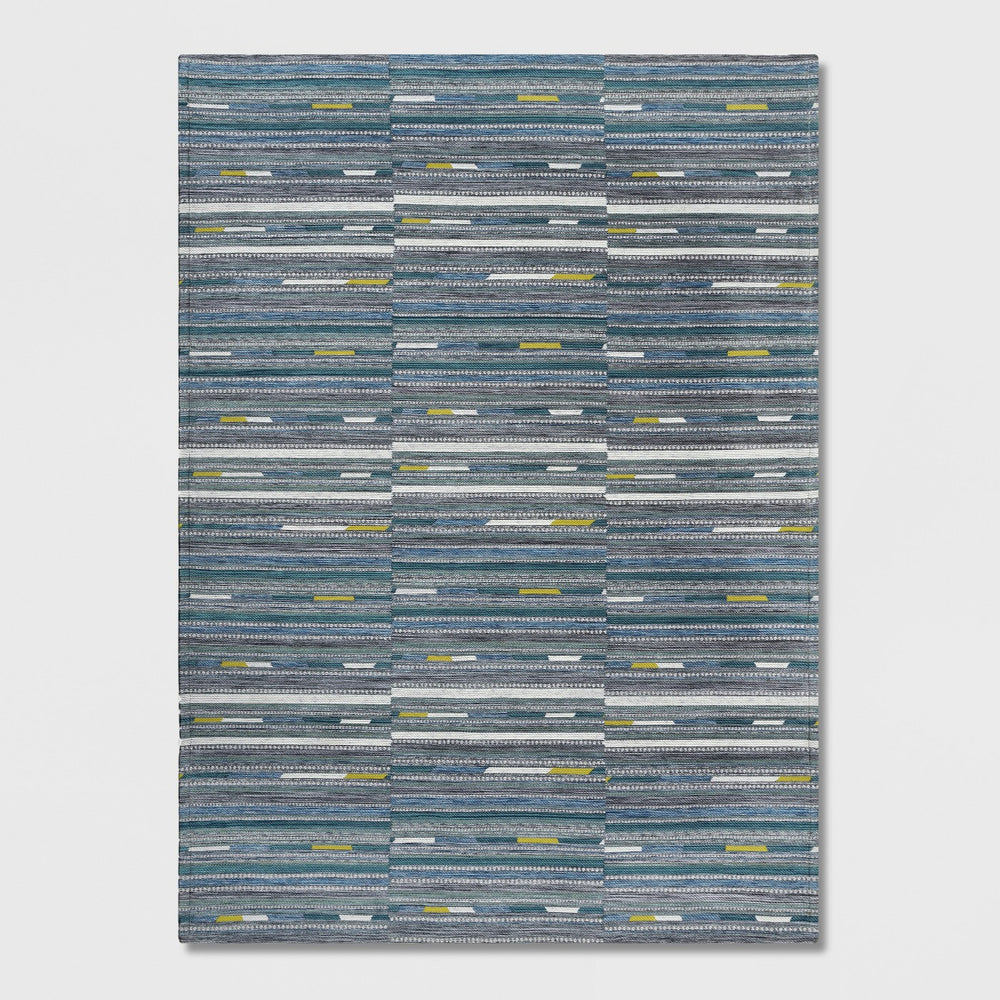 7' x 10' Yew Stripe Outdoor Rug Cool - Project 62™