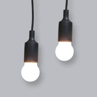 2pk Outdoor LED Battery Operated Pendant Black - Project 62™