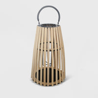 12" Taper Outdoor Lantern Natural - Opalhouse™